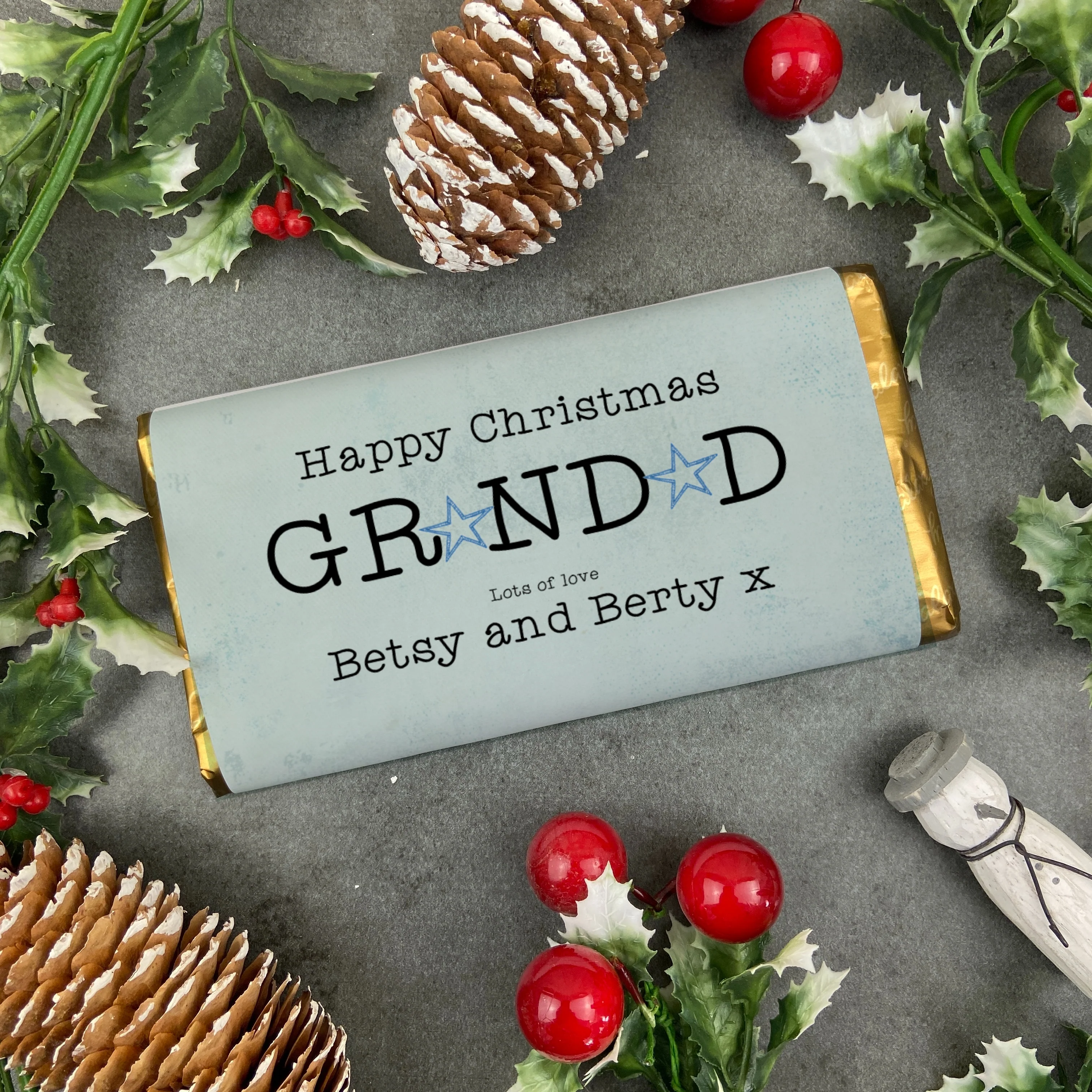 Happy Christmas Dad Chocolate Bar - Image 12