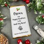 Happy Christmas From The Dog - Personalised Christmas Chocolate Bar - Image 7