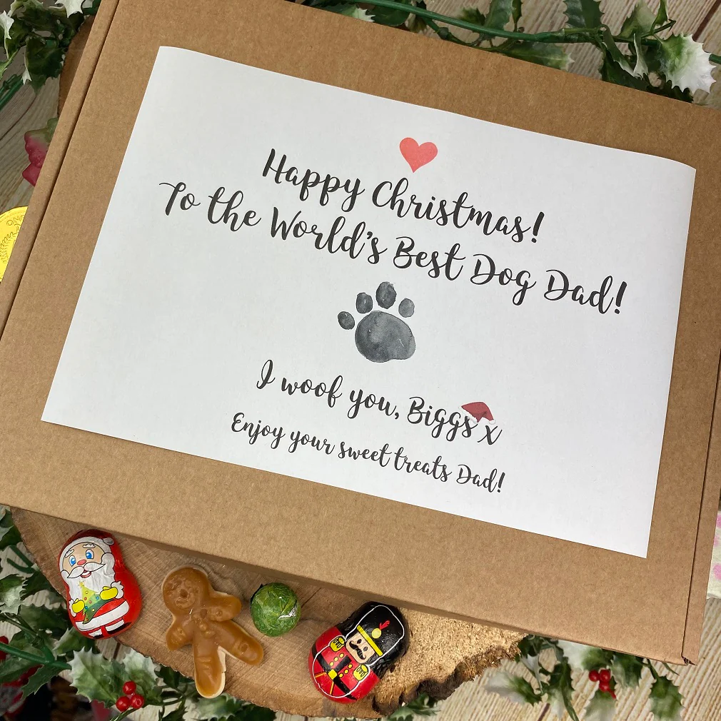 Happy Christmas Worlds Best Dog Mum/Dad Sweet Box - Image 6