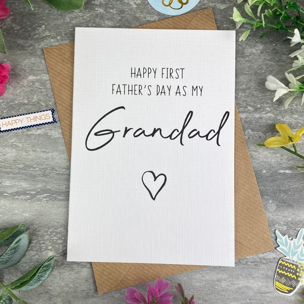 Happy First Fathers Day As My Grandad Card - Image 3
