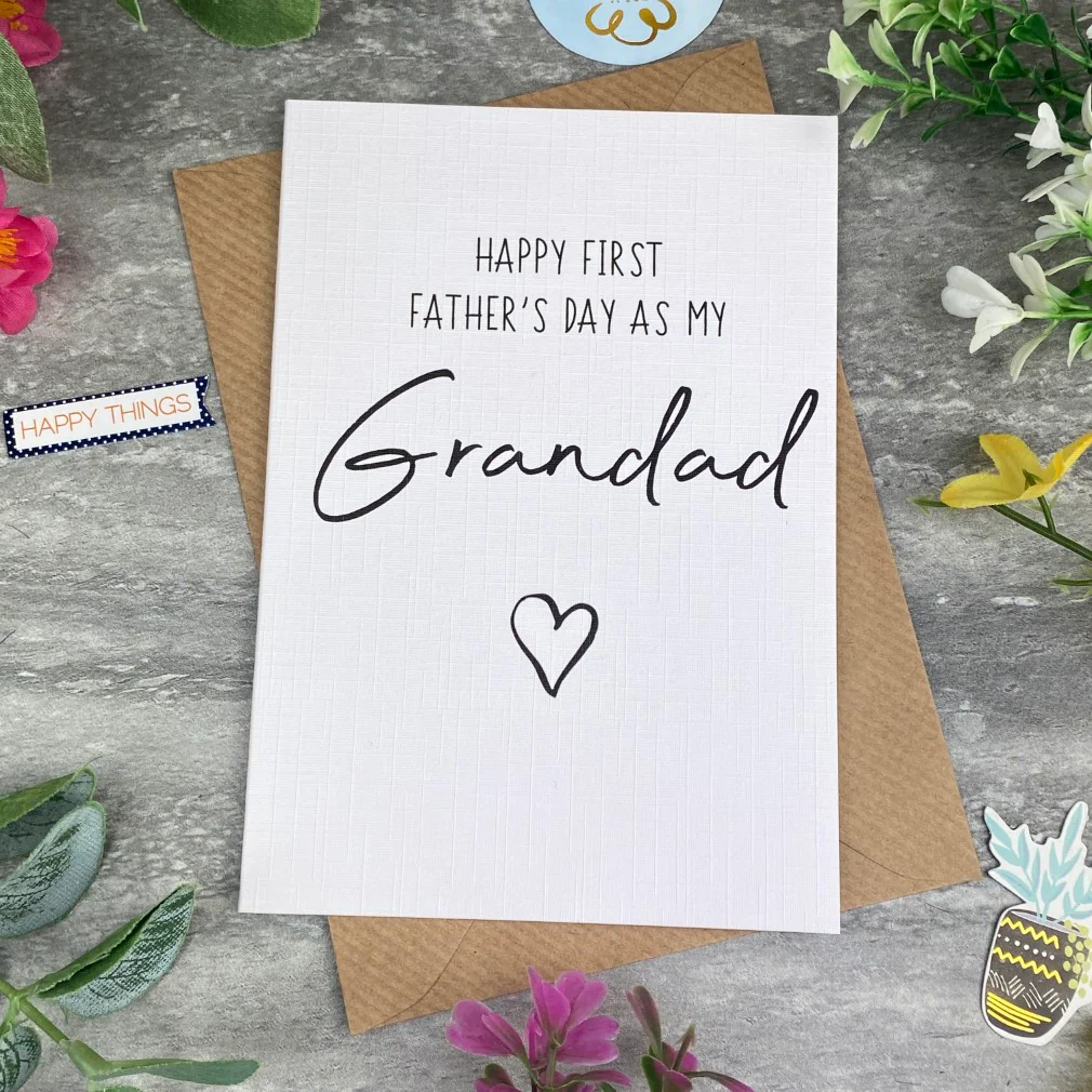 Happy First Fathers Day As My Grandad Card - Image 5