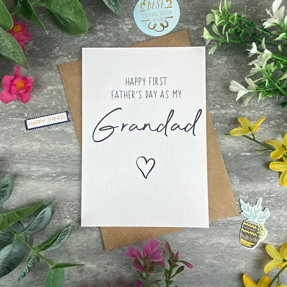 Happy First Fathers Day As My Grandad Card - Image 8
