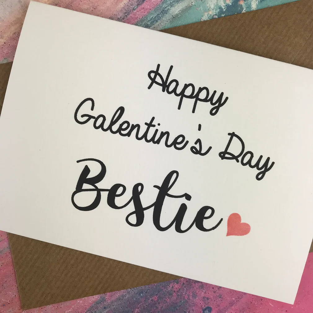 Happy Galentine's Day Bestie Card - Image 3