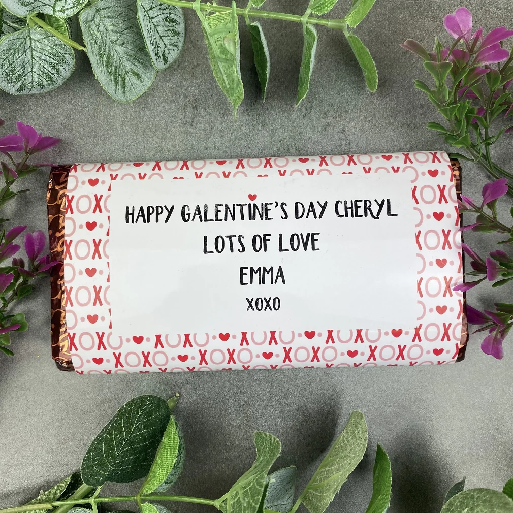 Happy Galentine's Day Chocolate Bar XOXO - Image 5