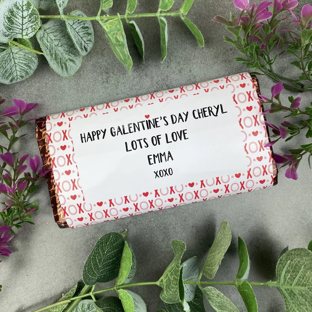 Happy Galentine's Day Chocolate Bar XOXO - Image 8