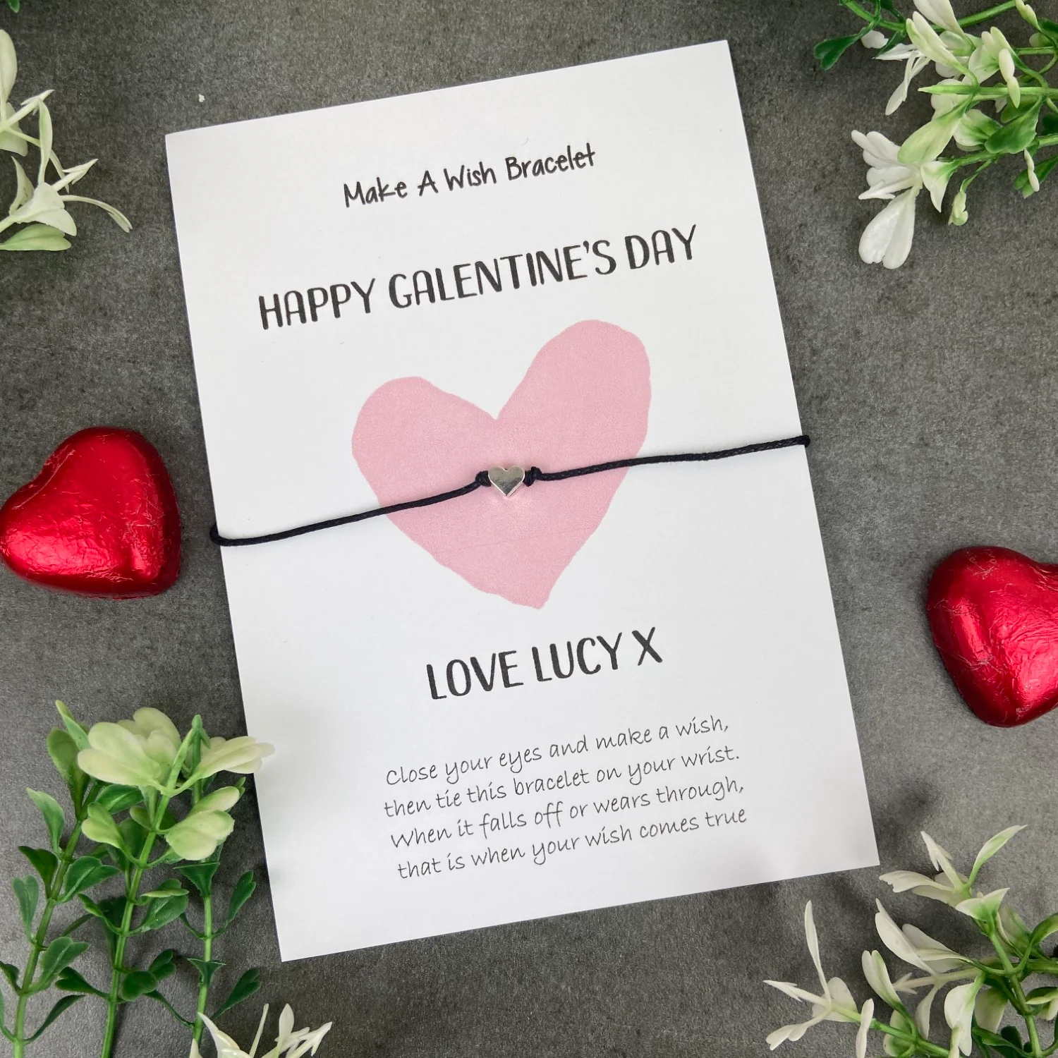 Happy Galentine's Day Wish Bracelet - Image 3