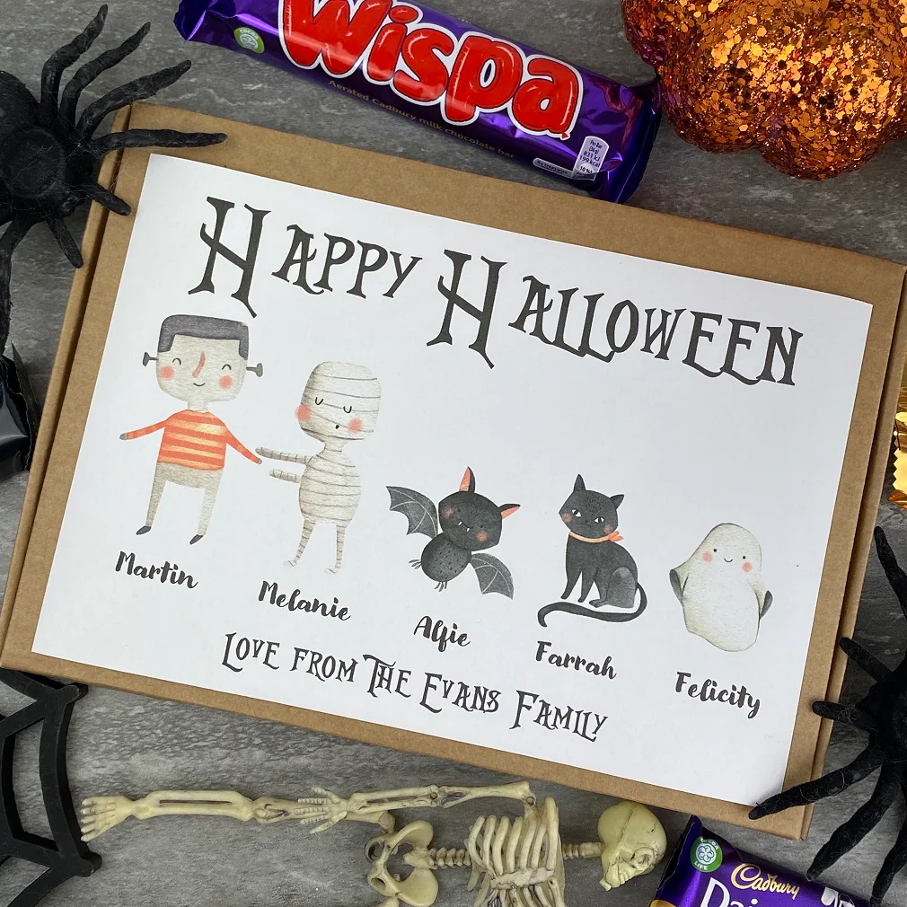 Happy Halloween Personalised Chocolate Box - Image 5