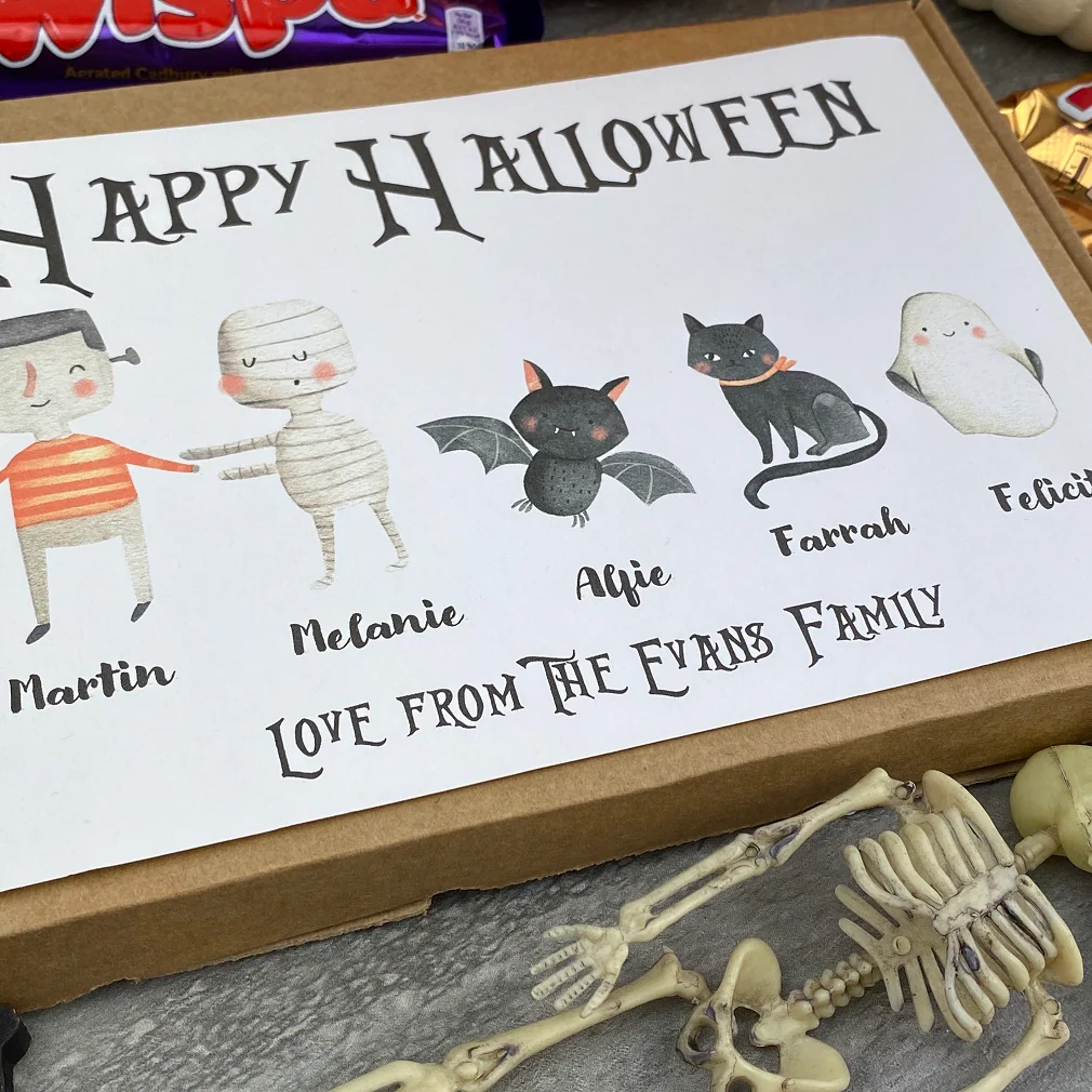 Happy Halloween Personalised Chocolate Box - Image 6