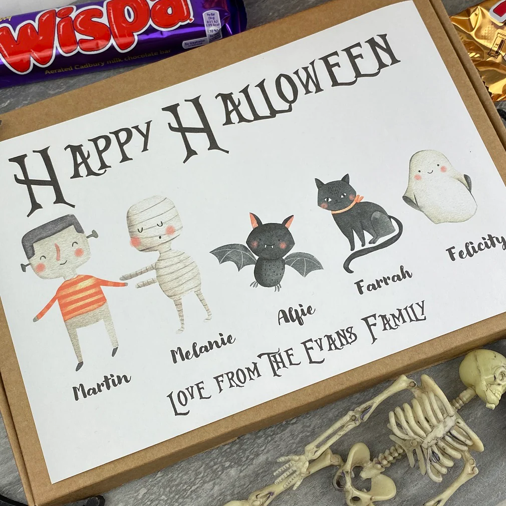 Happy Halloween Personalised Chocolate Box - Image 7