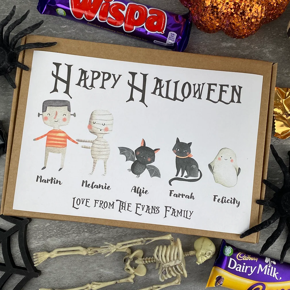 Happy Halloween Personalised Chocolate Box - Image 8