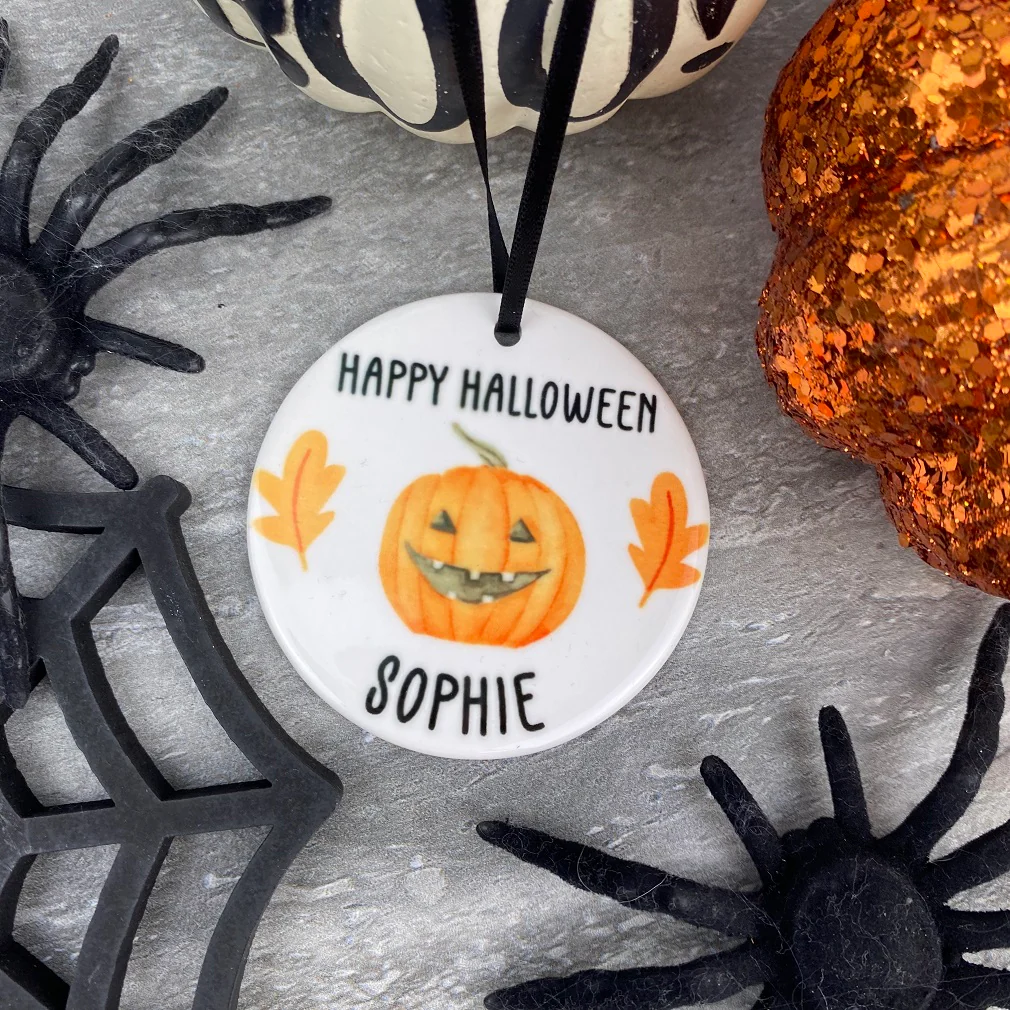 Happy Halloween Pumpkin Hanging Decoration