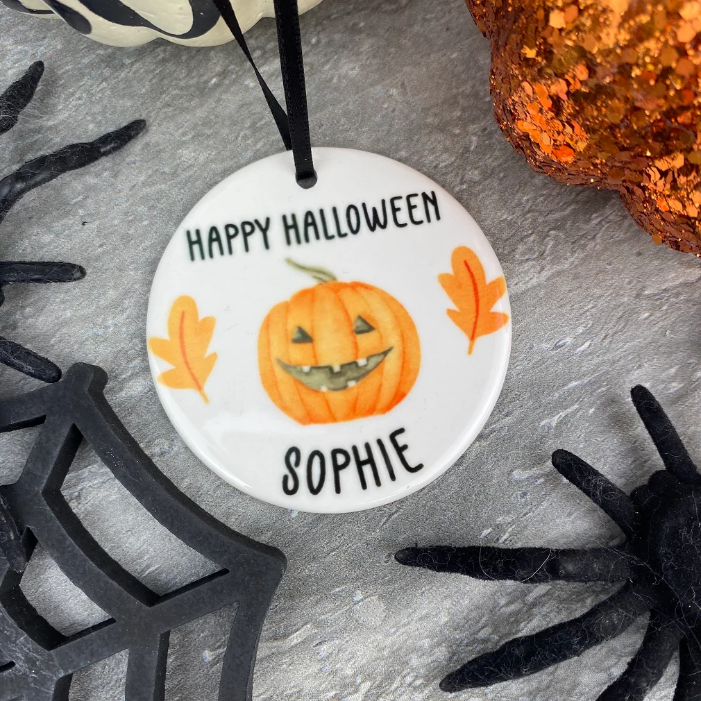 Happy Halloween Pumpkin Hanging Decoration - Image 8