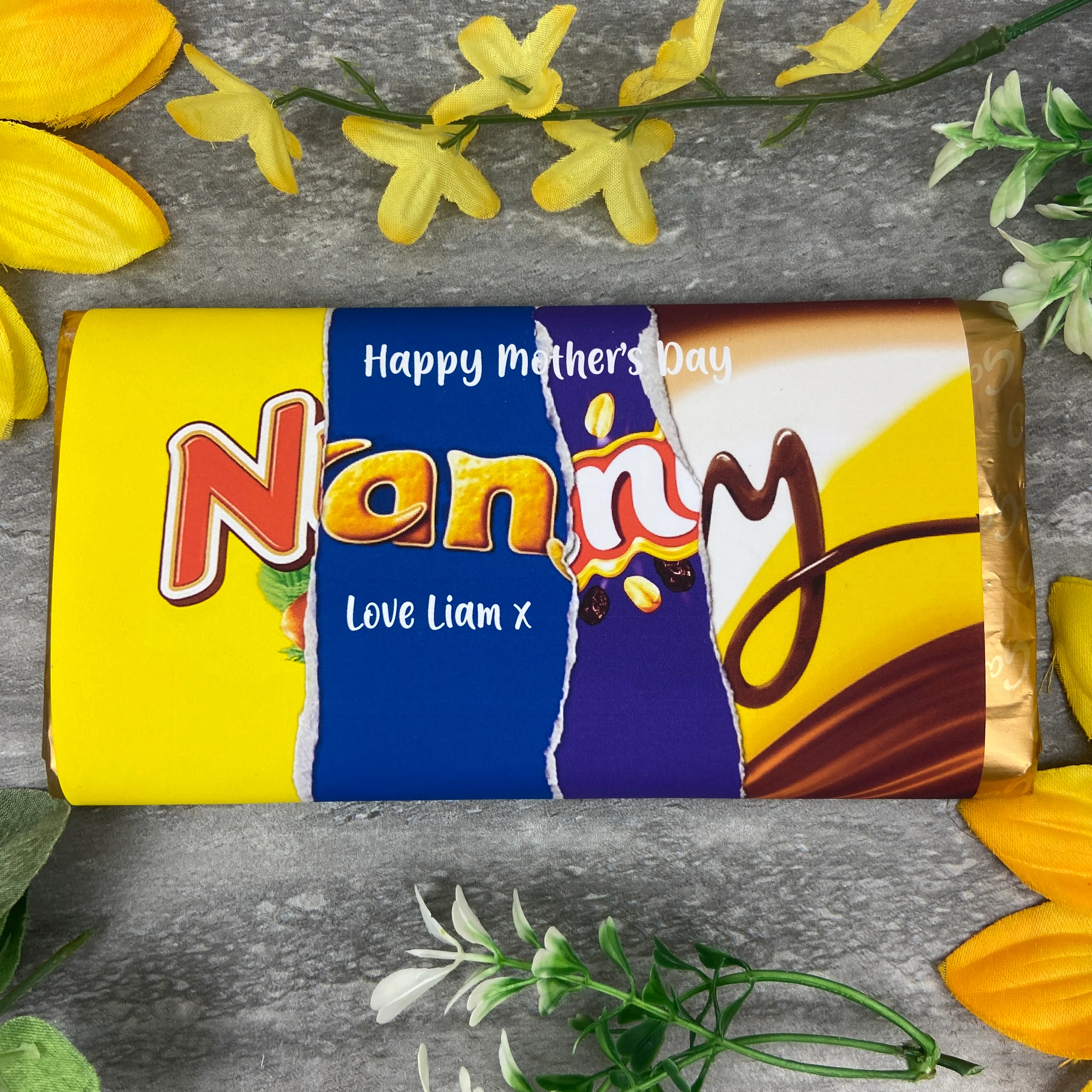 Happy Mother's Day Nanny Chocolate Bar - Image 3