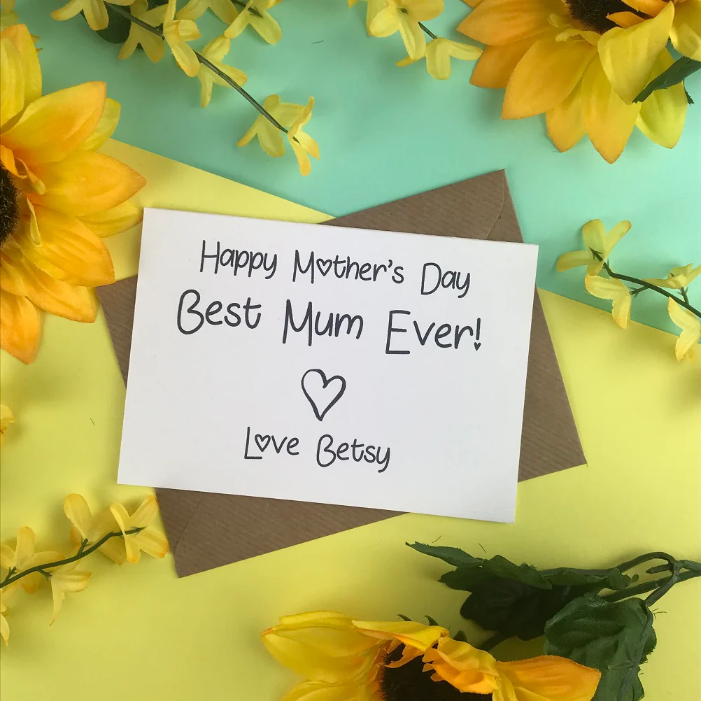 Happy Mother's Day Best Mum Ever Card