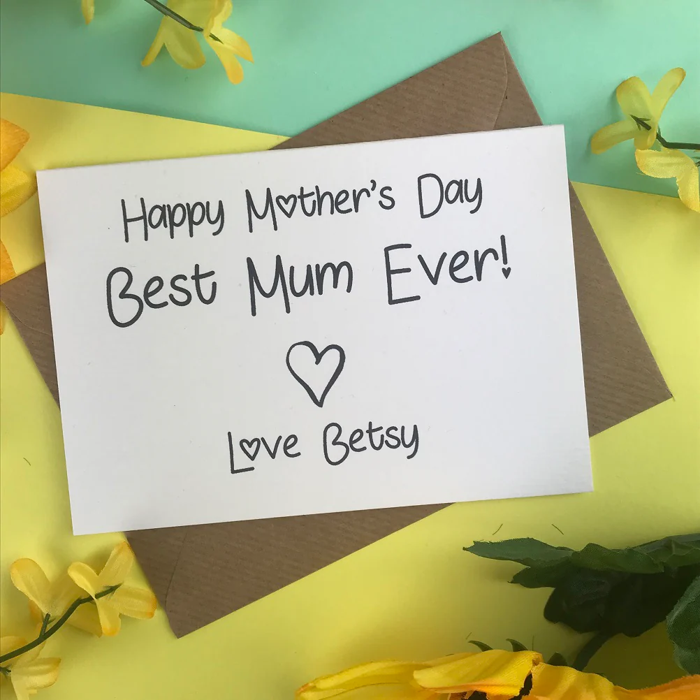 Happy Mother's Day Best Mum Ever Card - Image 5