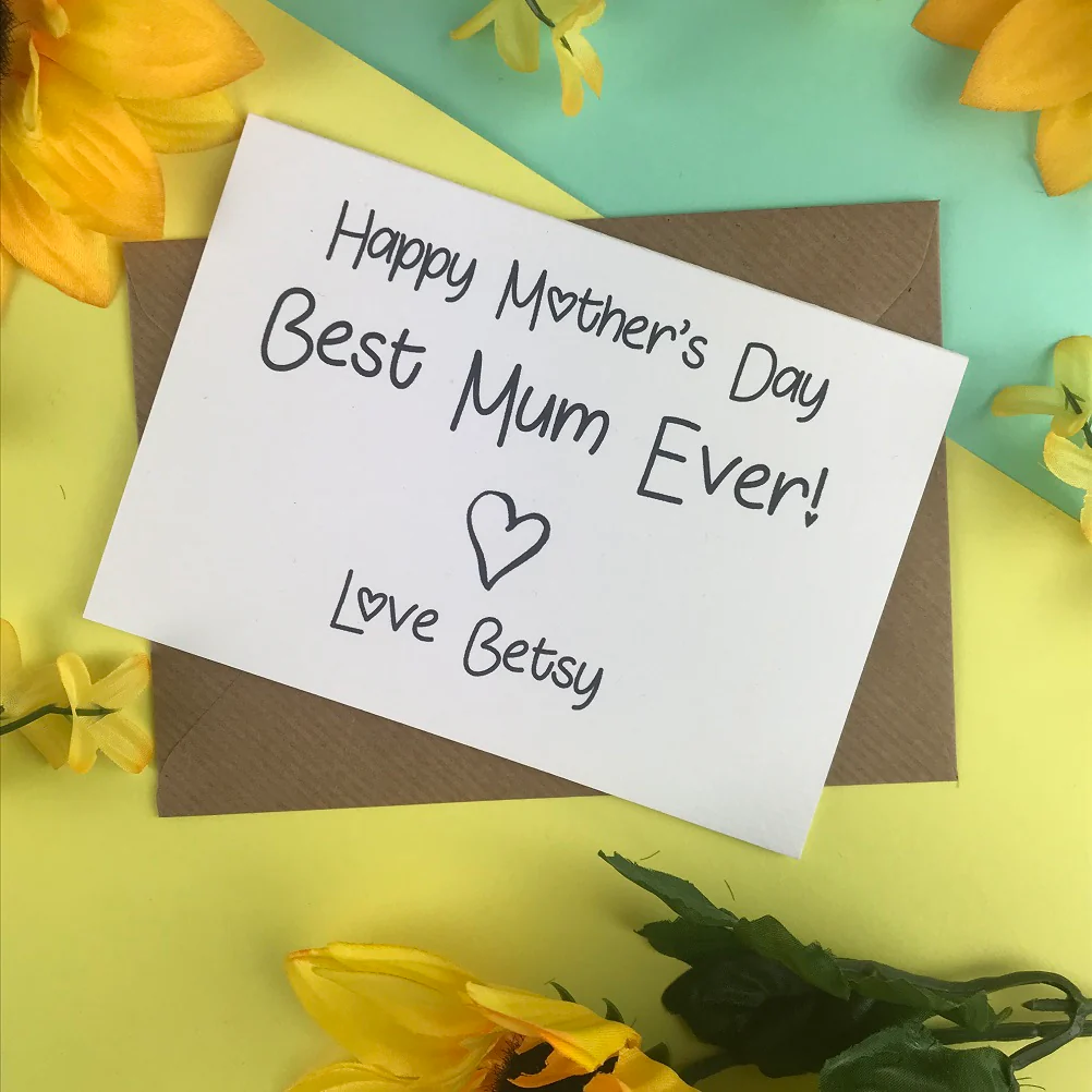 Happy Mother's Day Best Mum Ever Card - Image 6