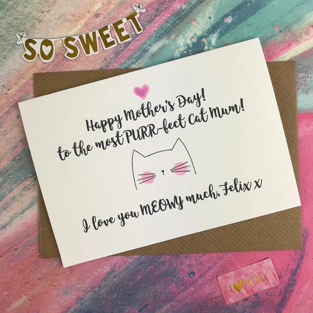 Happy Mother's Day - Cat Mum Card - Image 3