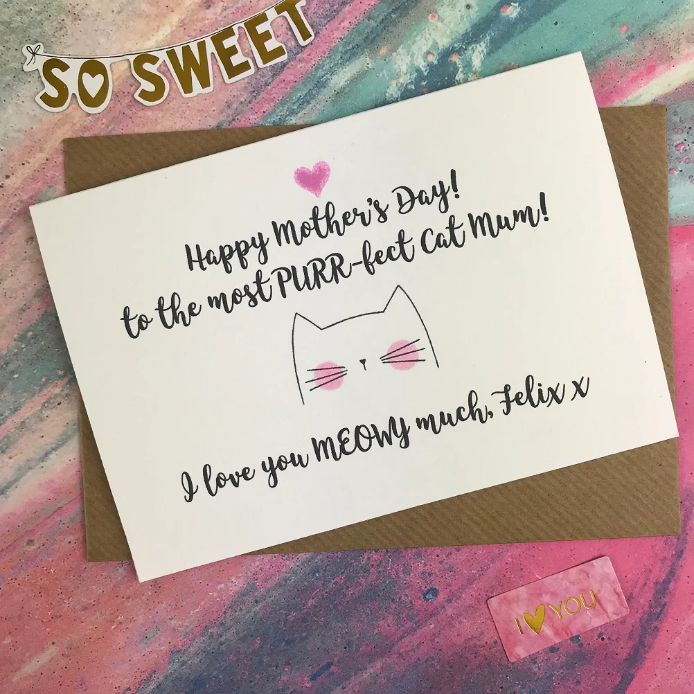 Happy Mother's Day - Cat Mum Card - Image 4