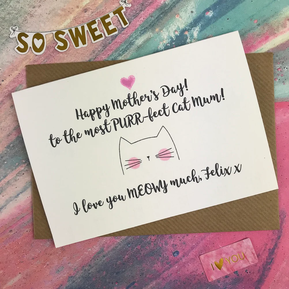 Happy Mother's Day - Cat Mum Card - Image 6