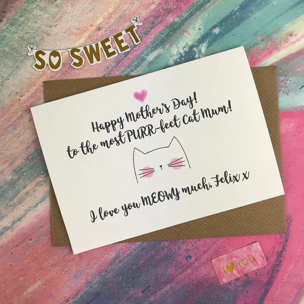 Happy Mother's Day - Cat Mum Card - Image 8