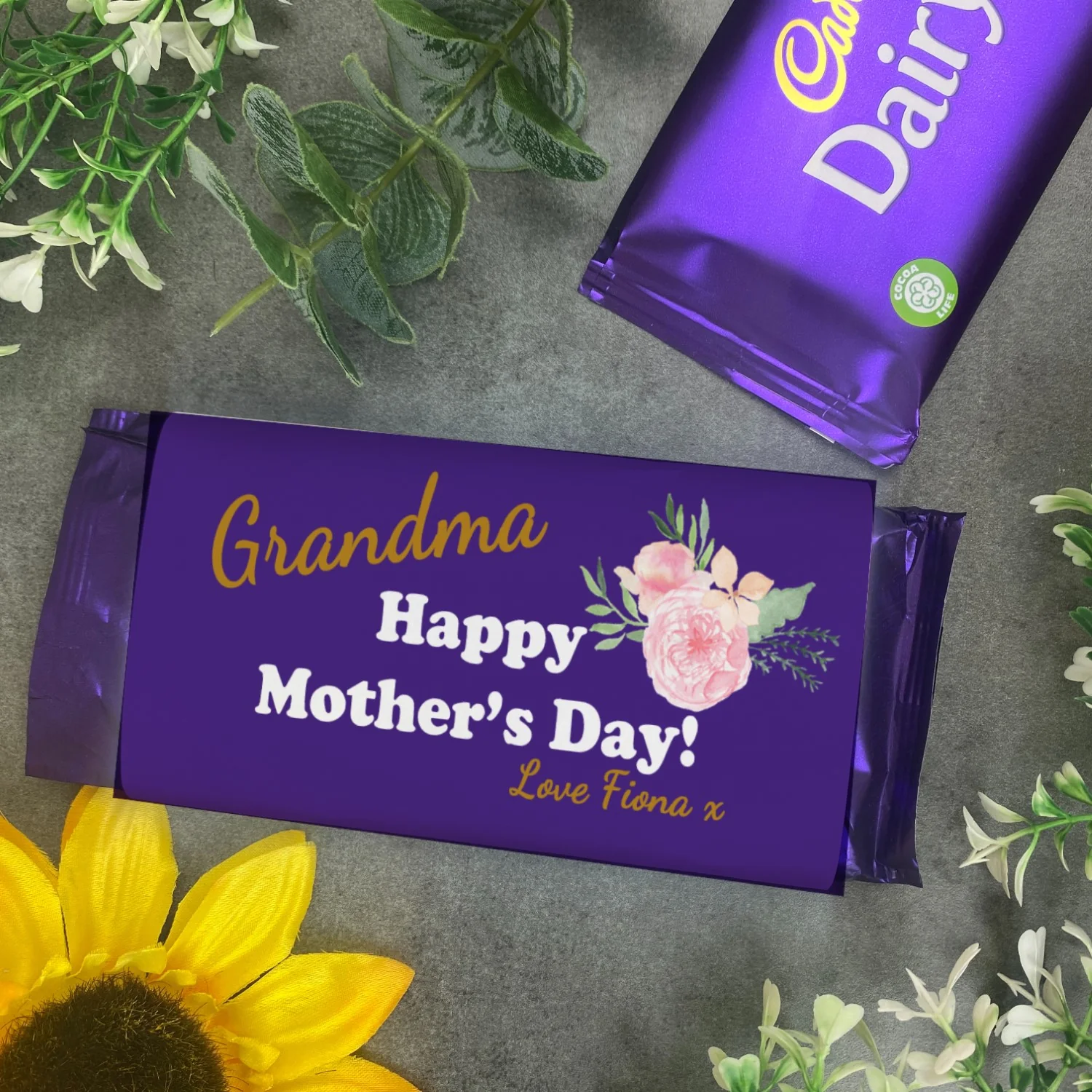 Happy Mother's Day Grandma Personalised Dairy Milk Bar