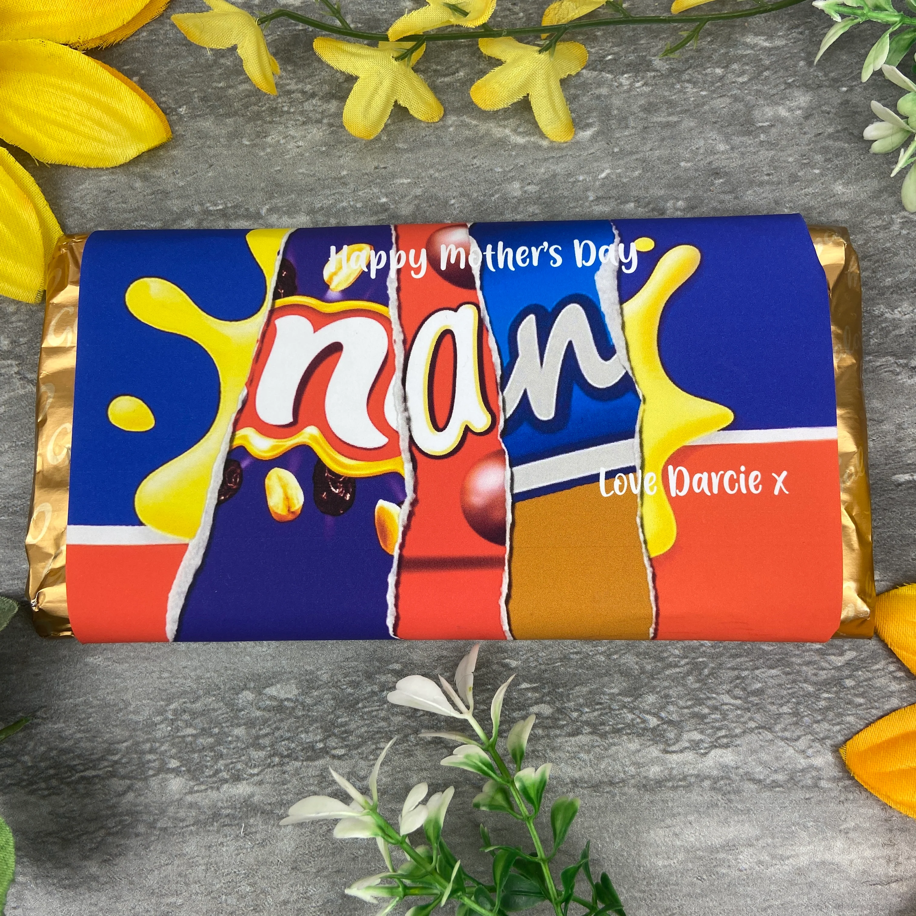 Happy Mother's Day Nan Chocolate Bar - Image 2