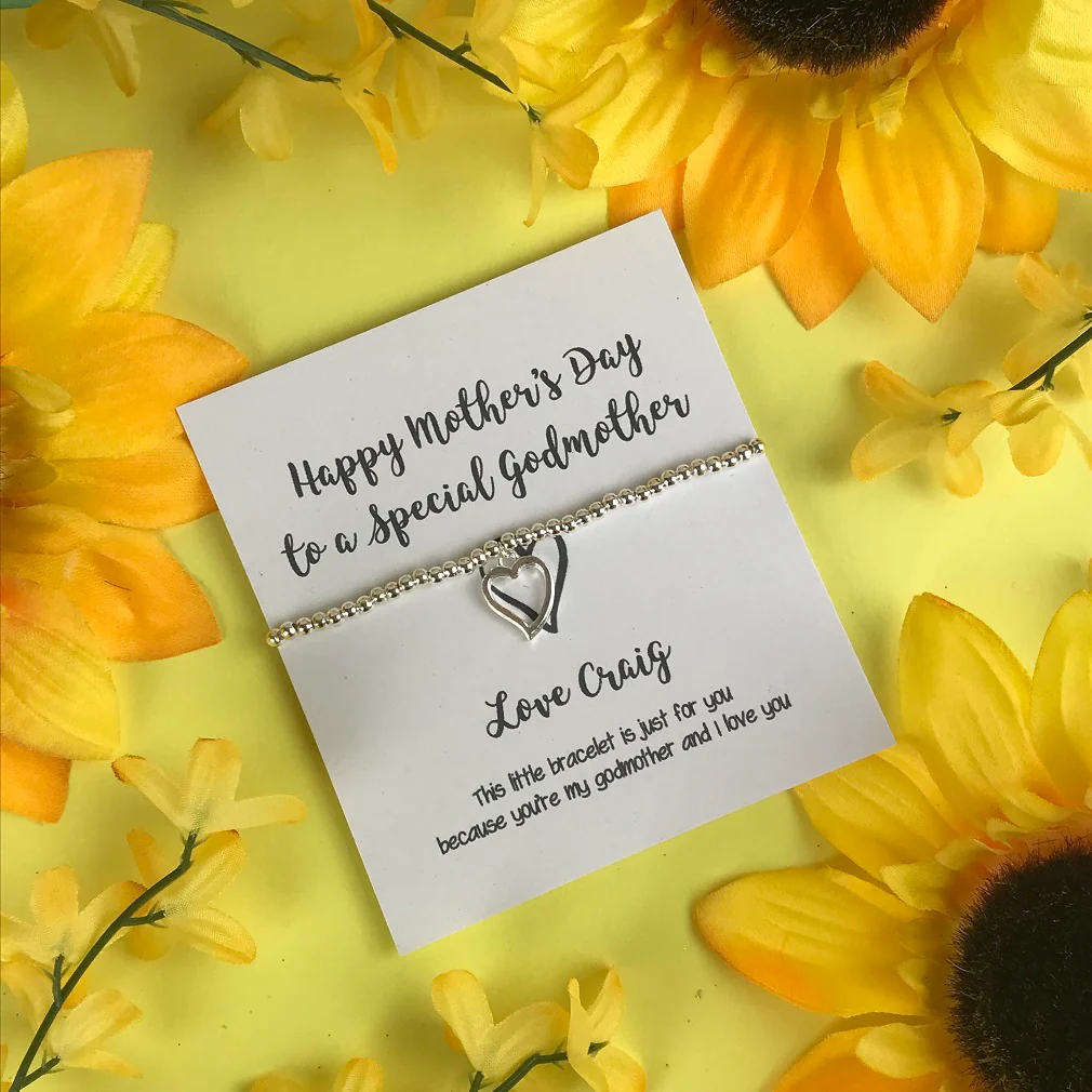 Happy Mothers Day To A Special Godmother - Personalised Bracelet - Image 5