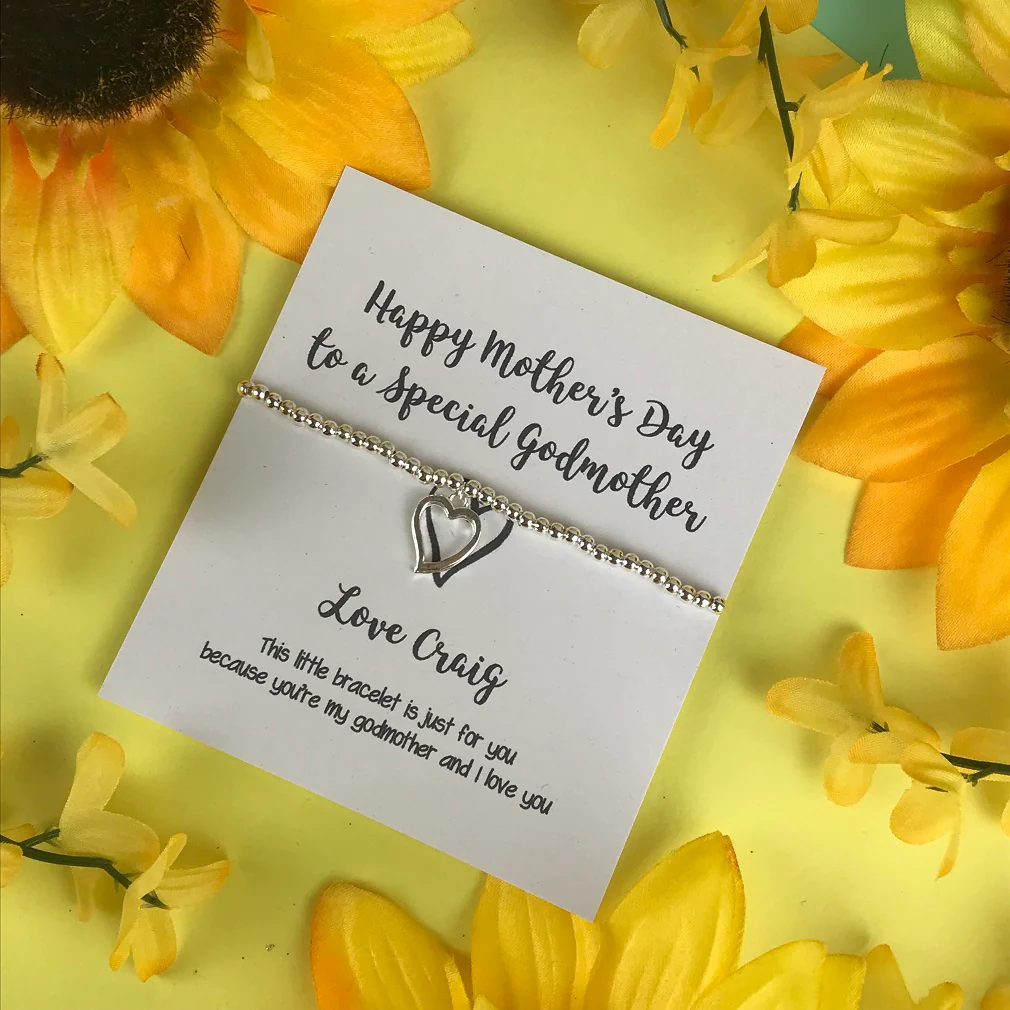 Happy Mothers Day To A Special Godmother - Personalised Bracelet - Image 6