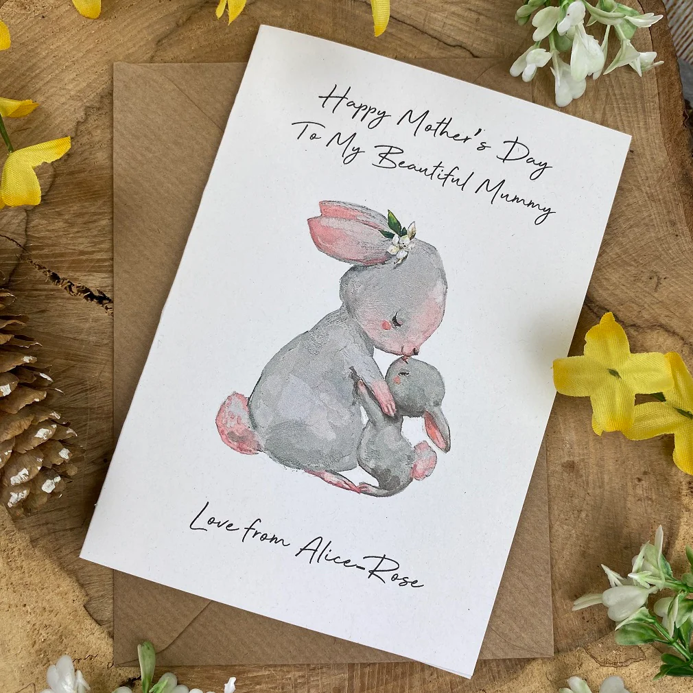 Happy Mother's Day To My Beautiful Mummy - Personalised Card