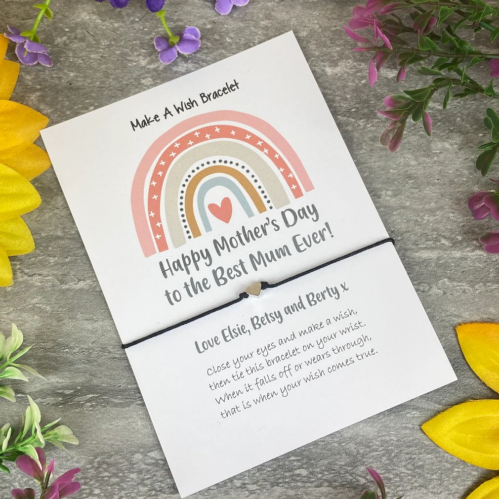 Happy Mother's Day To The Best Mum Ever Wish Bracelet - Image 7