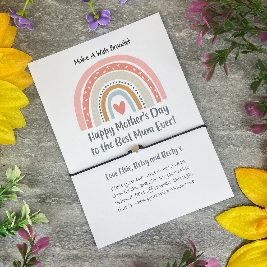 Happy Mother's Day To The Best Mum Ever Wish Bracelet - Image 9