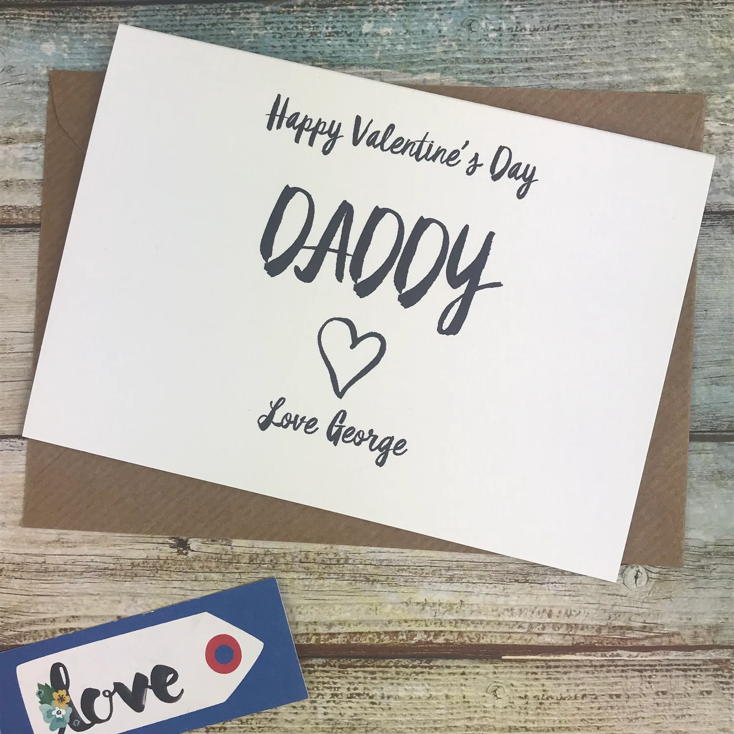 Happy Valentine's Day Daddy Card - Image 2