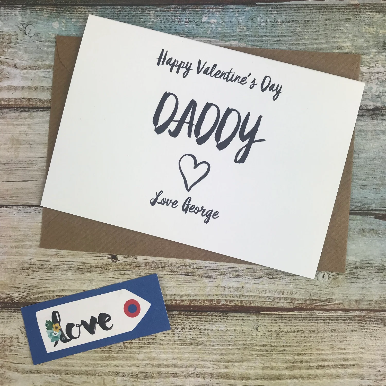 Happy Valentine's Day Daddy Card - Image 4