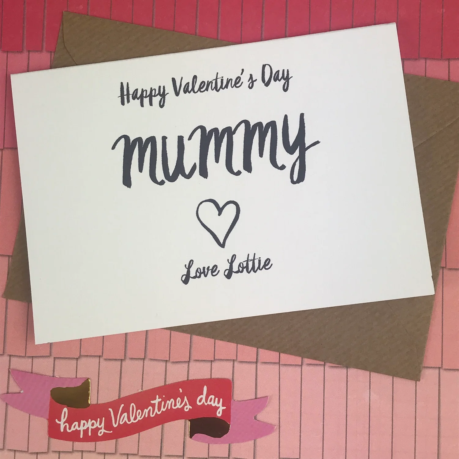 Happy Valentine's Day Mummy Card - Image 4