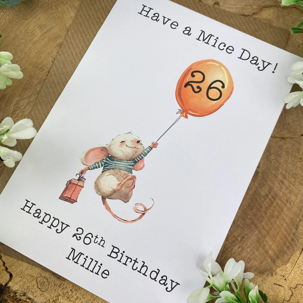 Have A Mice Day! - Personalised Card - Image 3