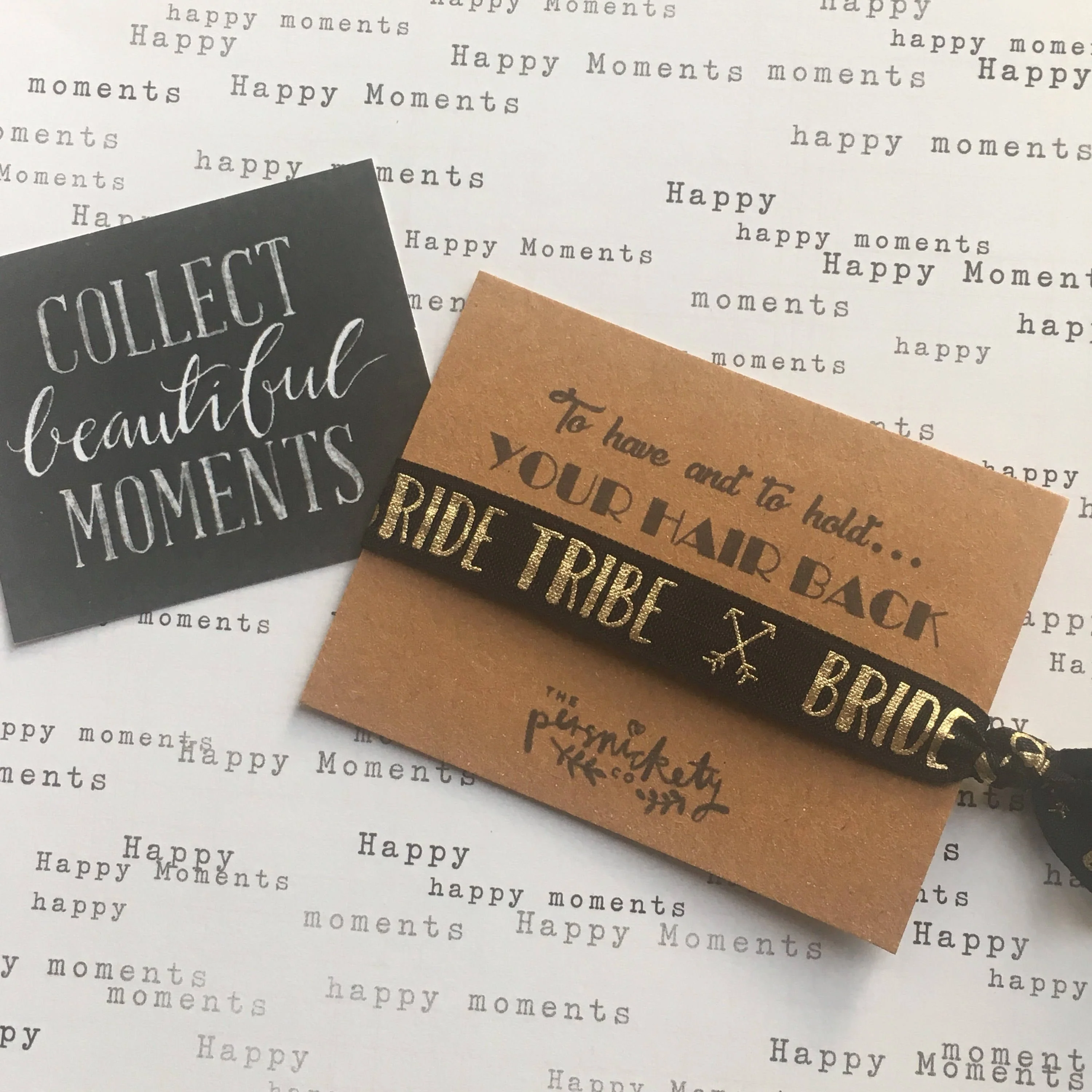 Hen Party Hair Tie / Wristband - To have and to hold your hair back - Image 2