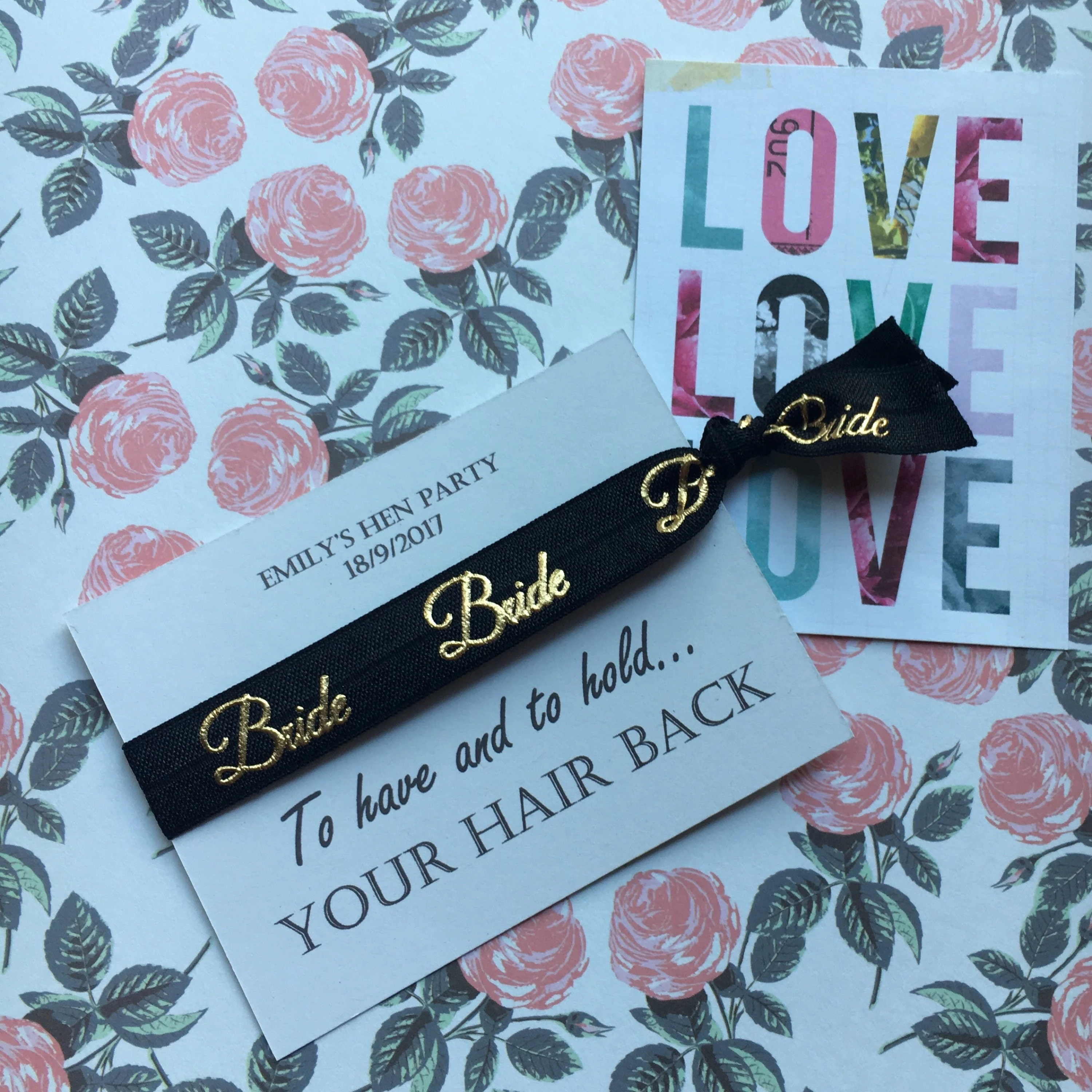 Hen Party Wristband / Hair Tie - Bride Tribe / Team Bride - Can Be Personalised With Any Name + FREE wristband, Hen Party, - Image 10