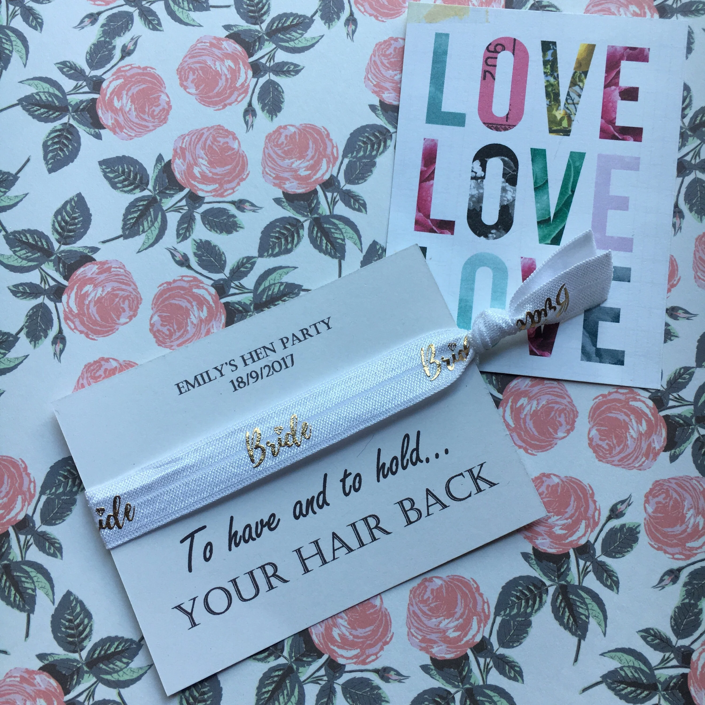 Hen Party Wristband / Hair Tie - Bride Tribe / Team Bride - Can Be Personalised With Any Name + FREE wristband, Hen Party, - Image 8