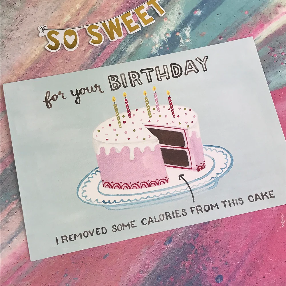 I Removed Some Calories Postcard - Image 5