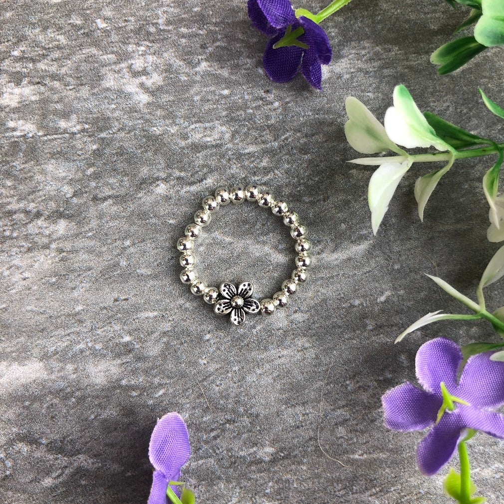 If Friends Were Flowers I'd Pick You Stretch Ring - Image 6