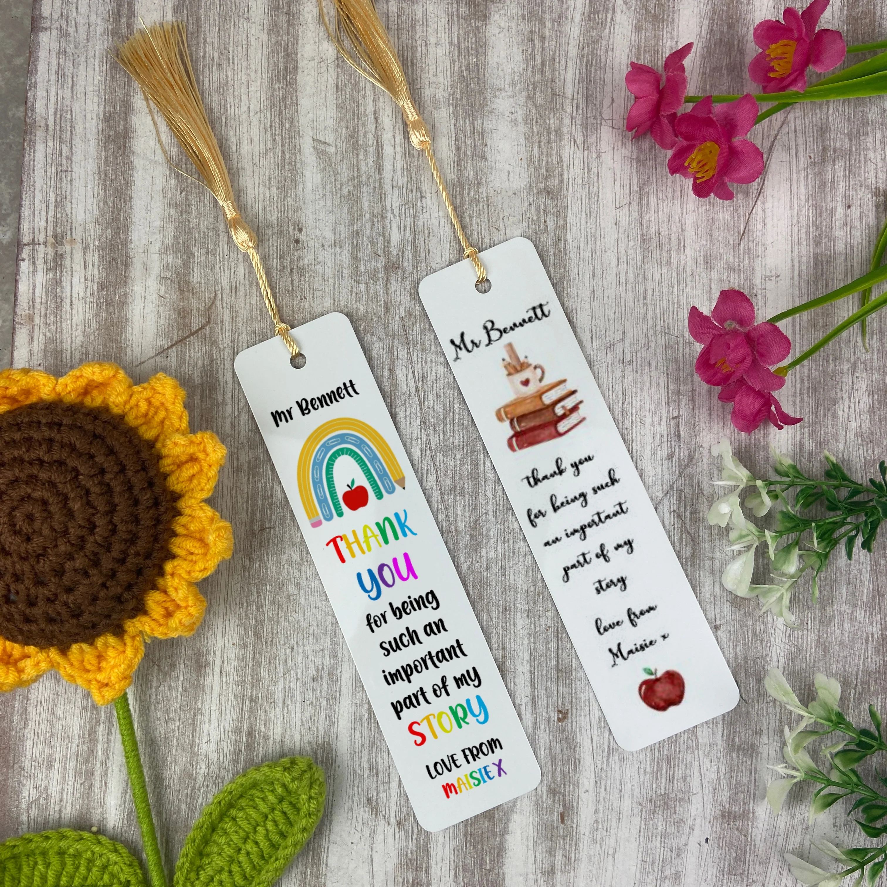 Important Part Of My Story Personalised Teacher Bookmark - Image 2