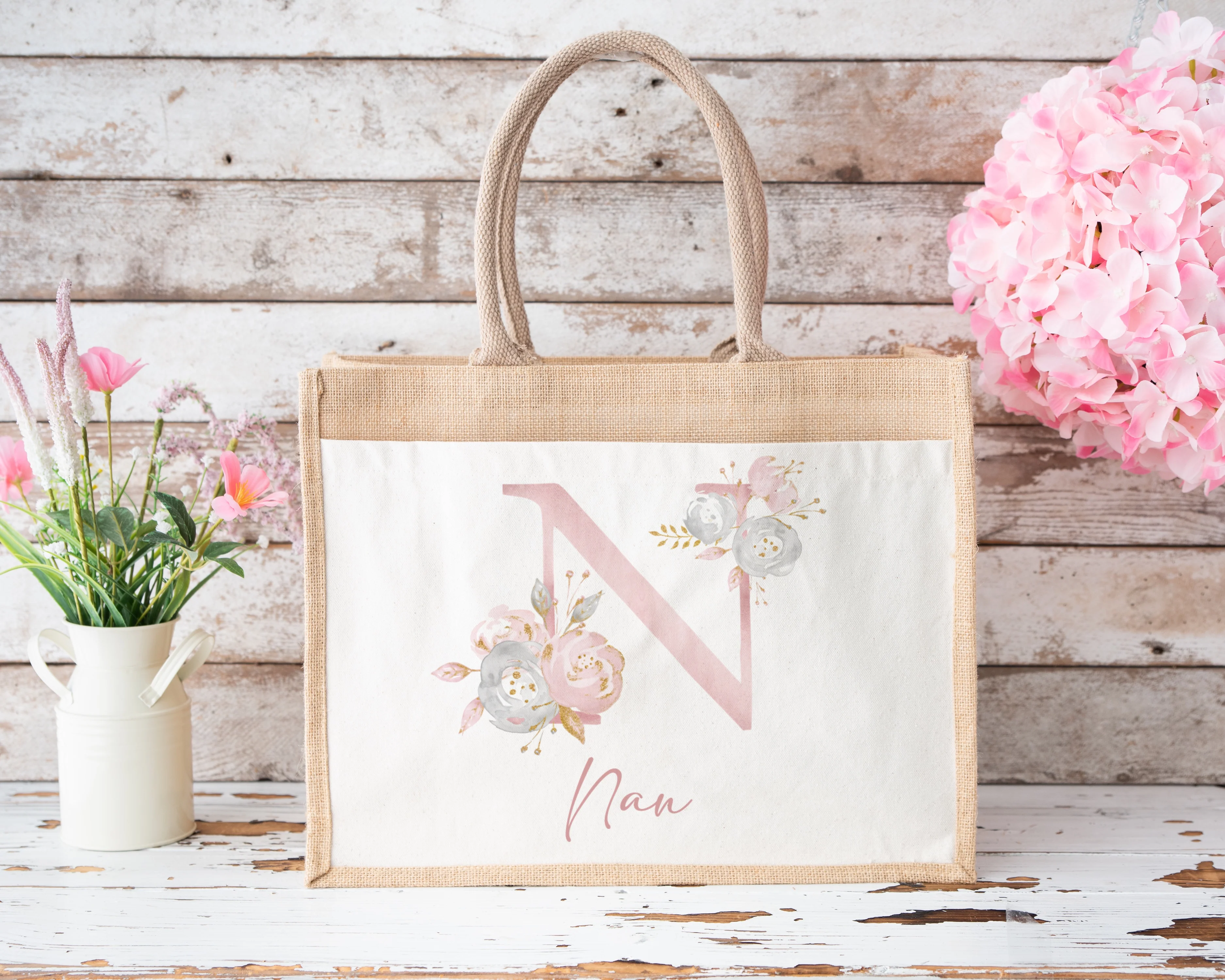 Initial Jute Bag - Image 2