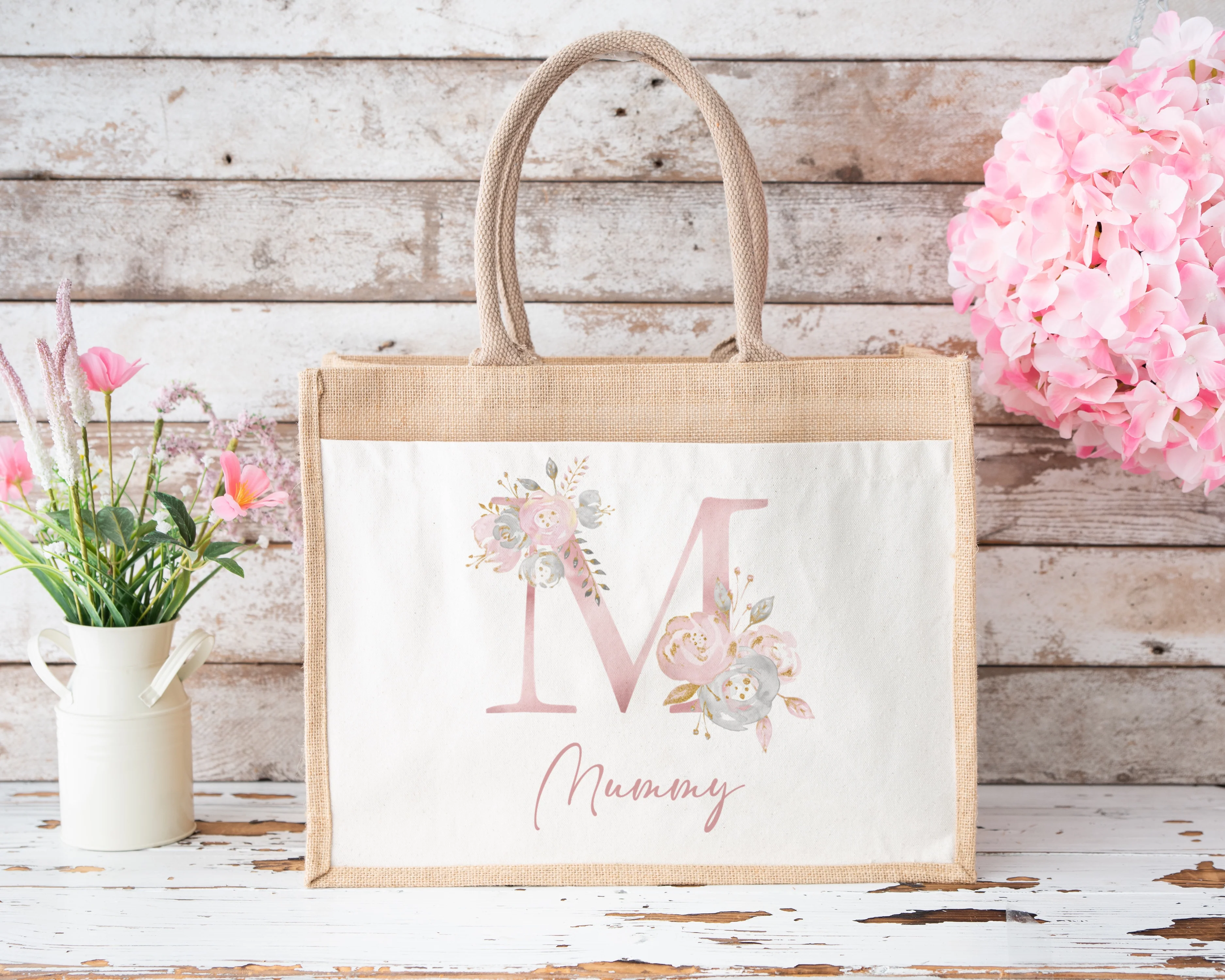 Initial Jute Bag - Image 3