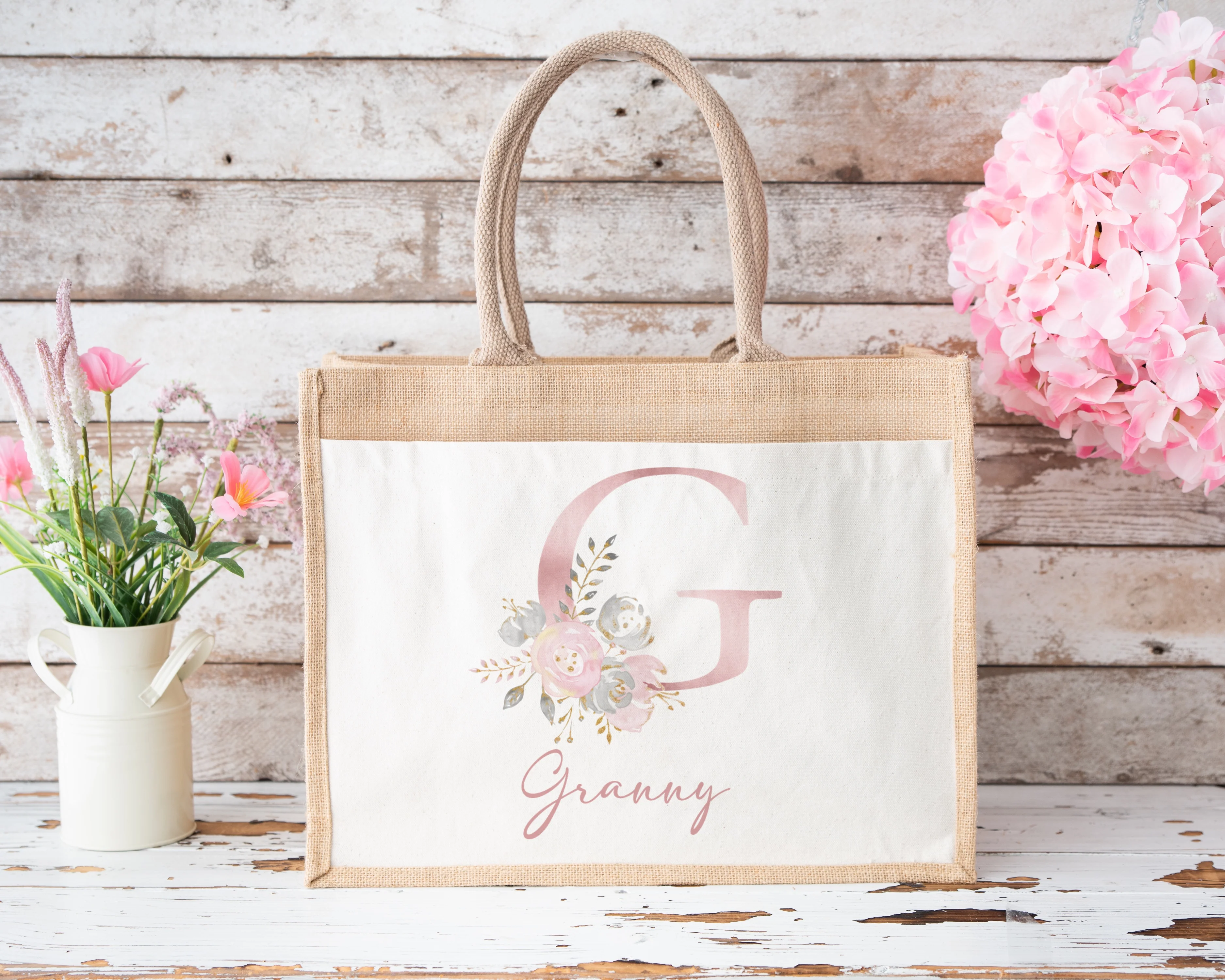 Initial Jute Bag - Image 4