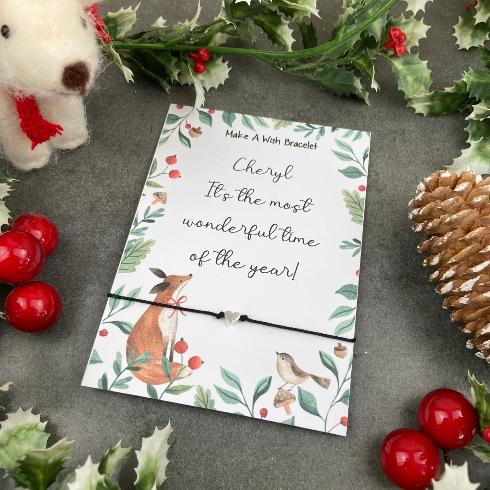 It's the most wonderful time of the year - Personalised Wish Bracelet - Image 5