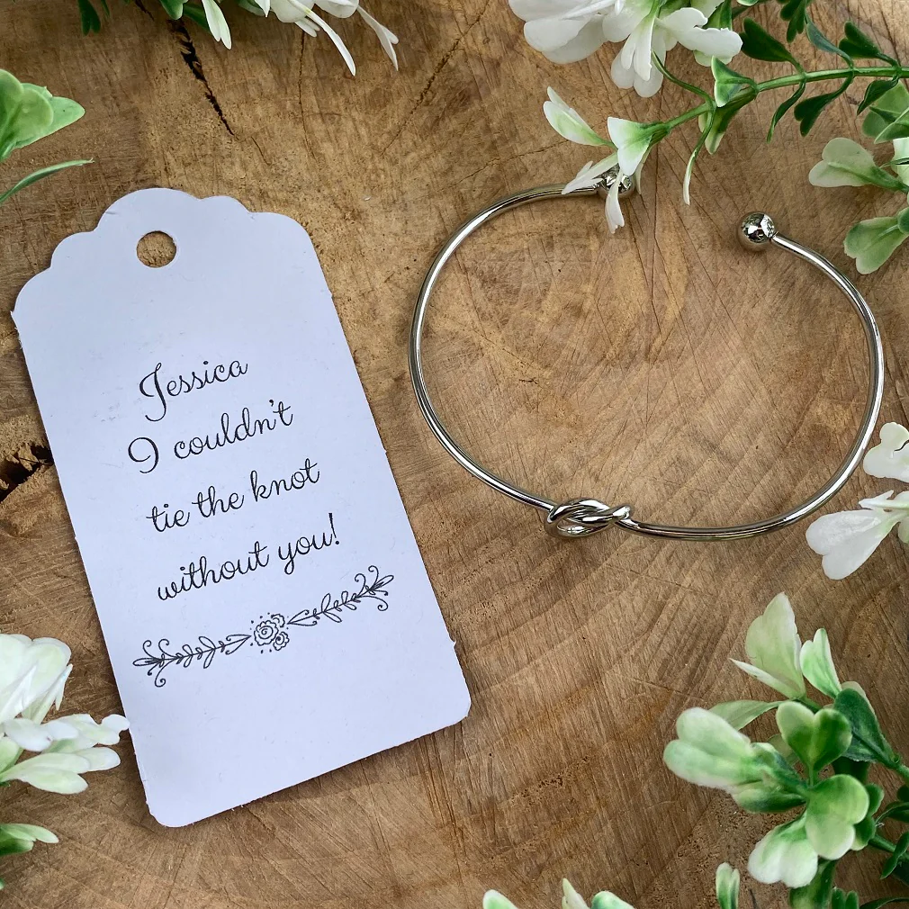I Couldn't Tie The Knot Without You Knot Bangle - Image 7