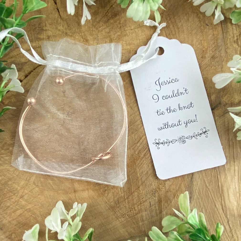 I Couldn't Tie The Knot Without You Knot Bangle - Image 9