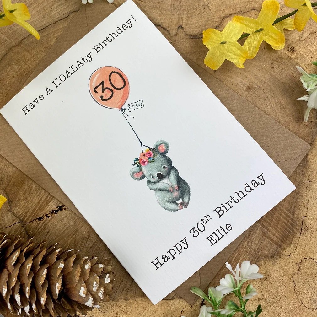 KOALAty Birthday - Personalised Card - Image 7