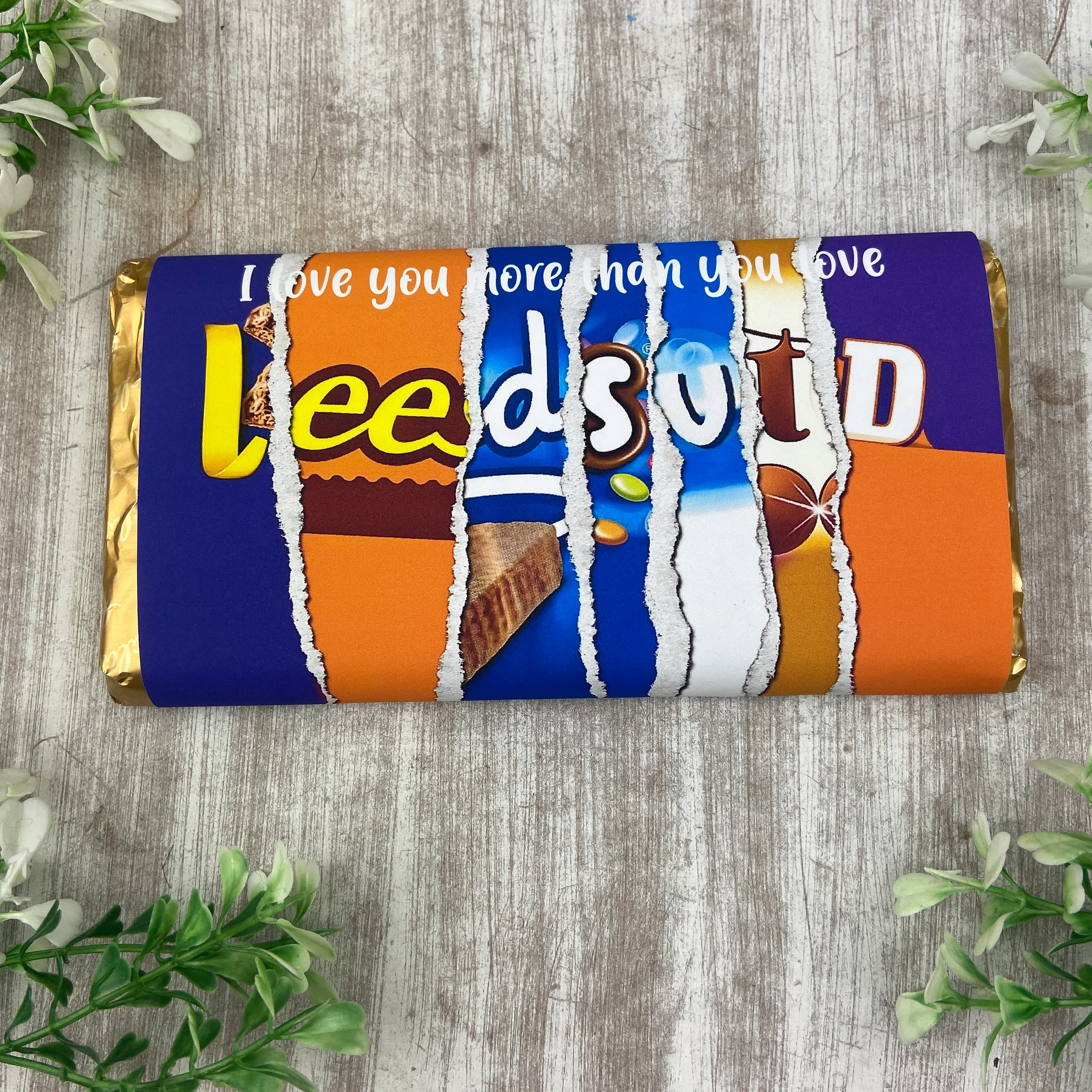 Leeds United Chocolate Bar - I Love You More Than... - Image 2