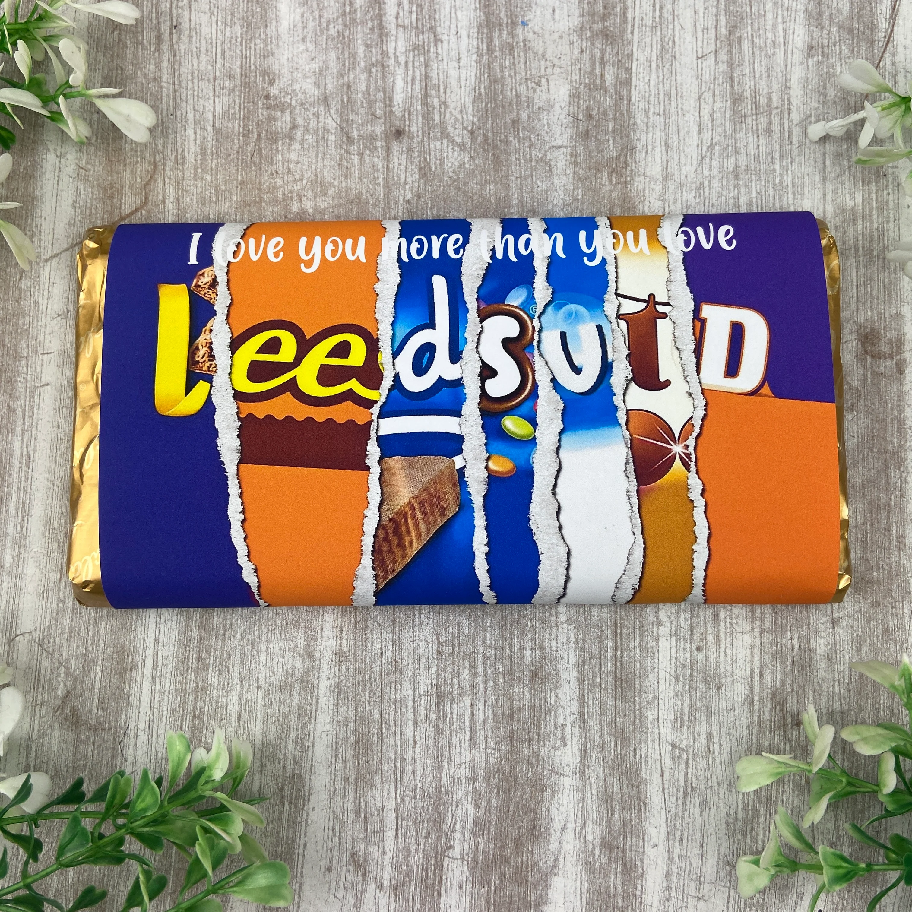Leeds United Chocolate Bar - I Love You More Than... - Image 3